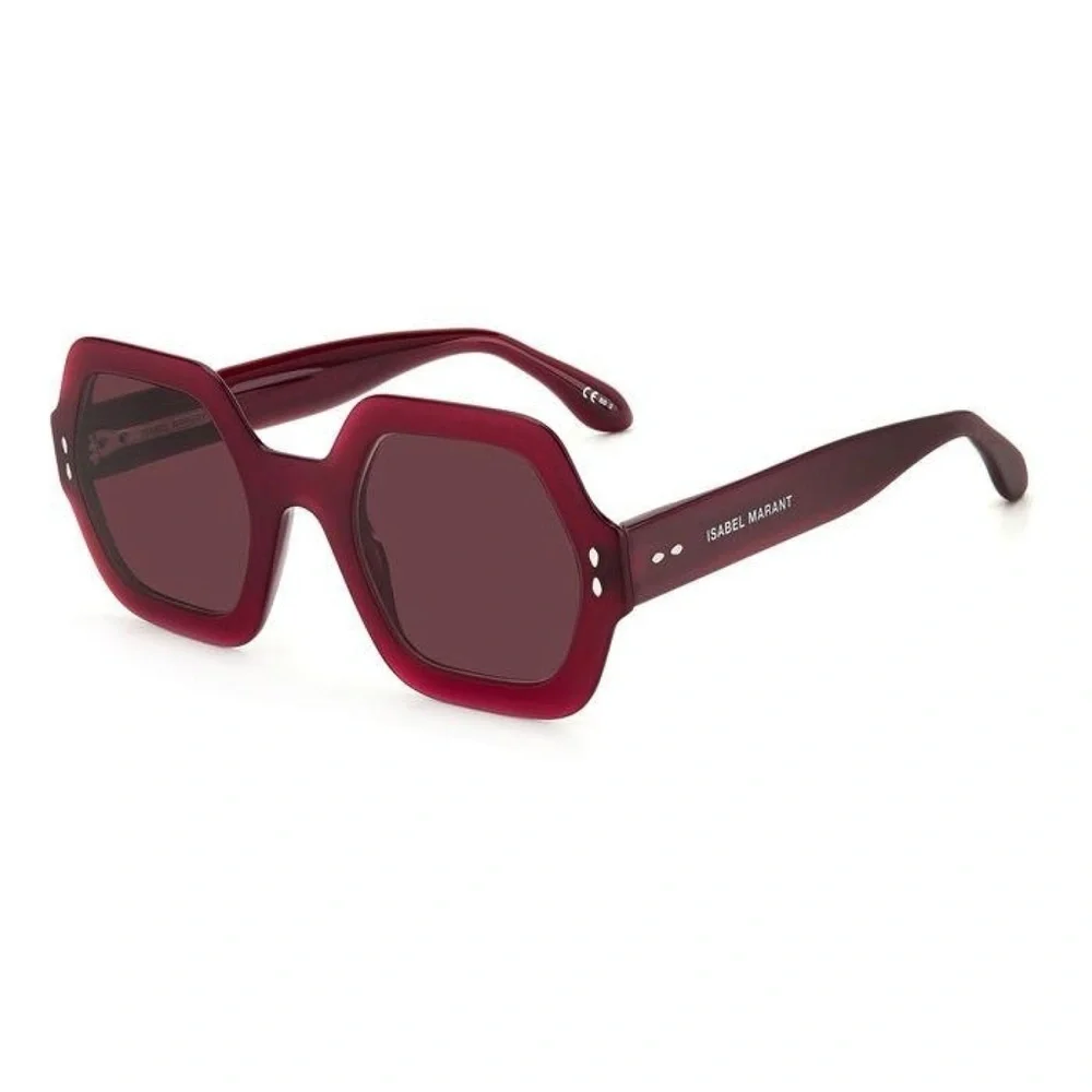 ISABEL MARANT ELY IM 0004/N/S BURGUNDY SUNGLASSES - Picture 2 of 7